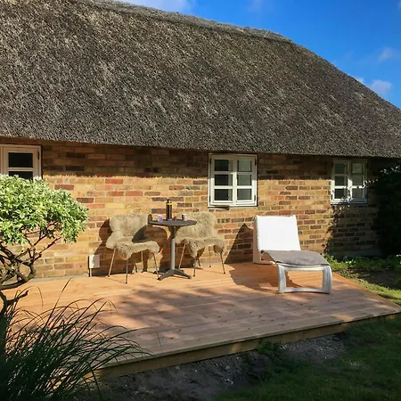 Historic Thatched House From 1750 In Husby