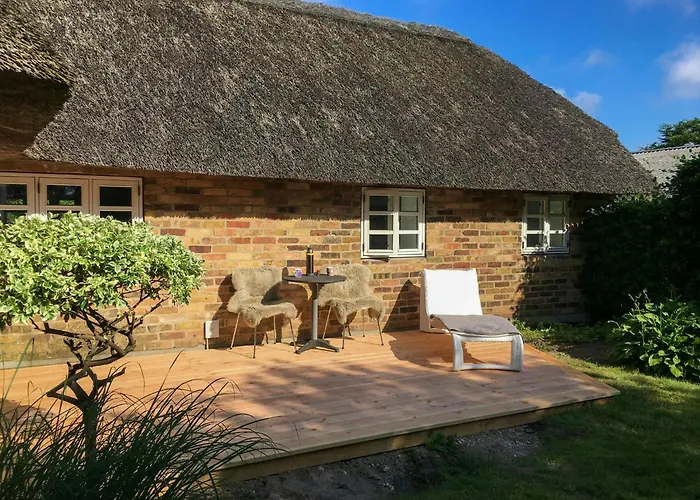 Historic Thatched House From 1750 In Husby